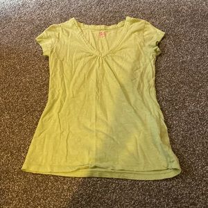 Lime green top!